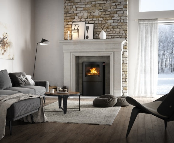 QTEE II C Wood Stove (Curved)