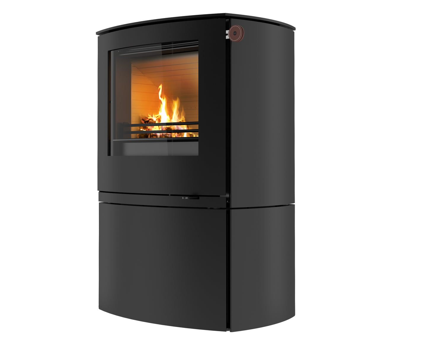 QTEE II C Wood Stove (Curved)