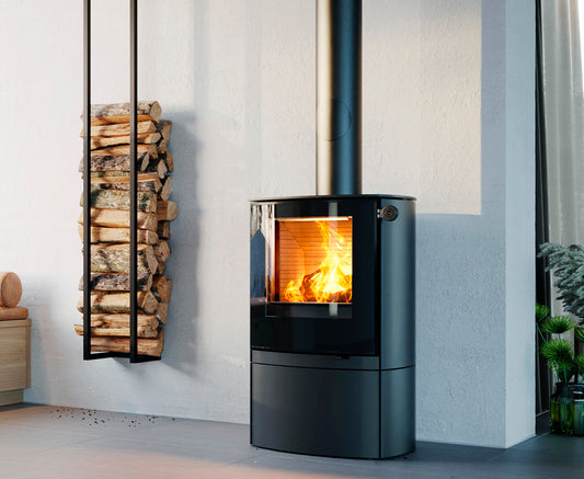 QTEE II C Wood Stove (Curved)